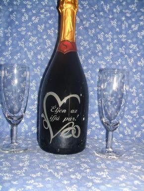 Somló Pezsgő Gravírozott